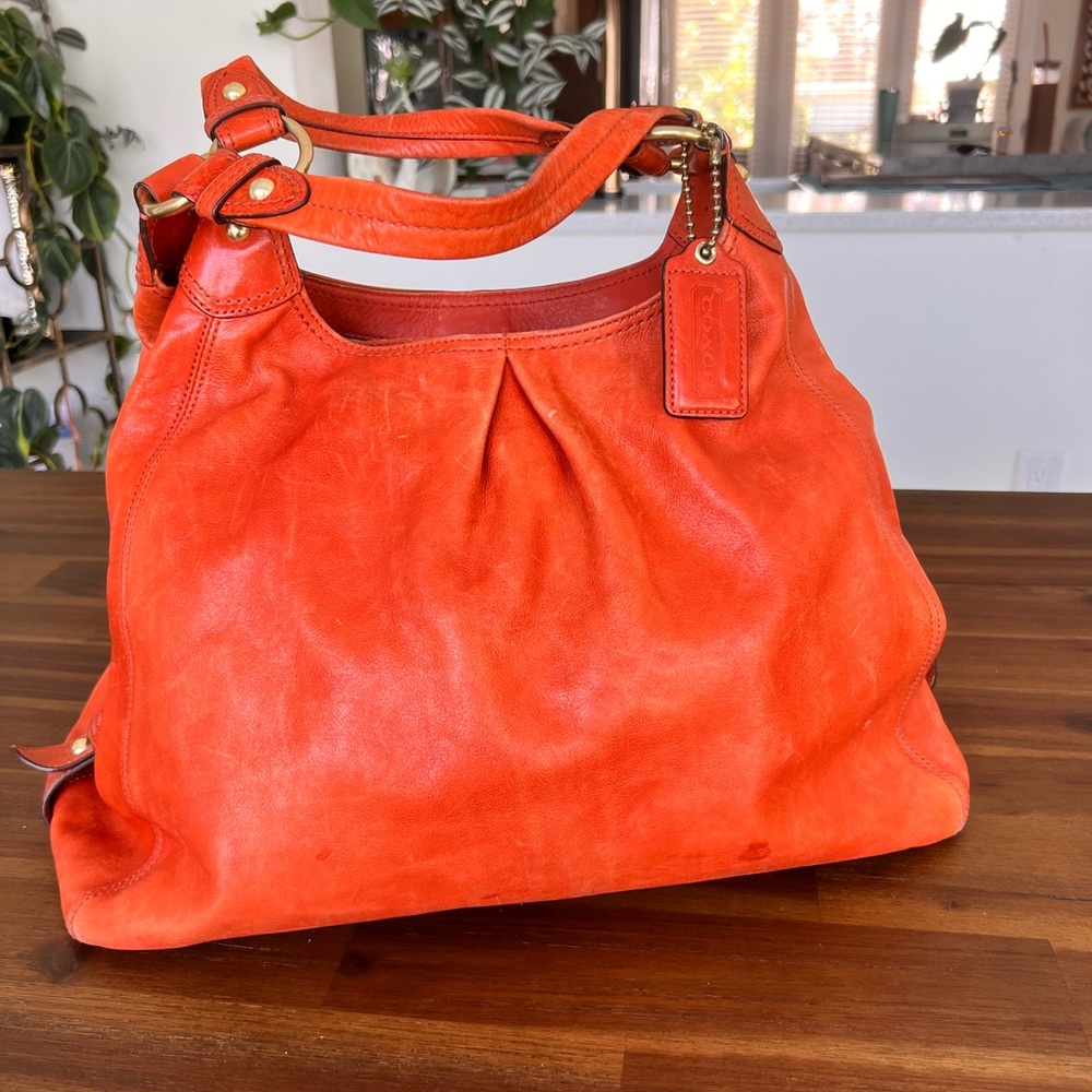 COACH Madison MAGGIE mia premium leather shoulder bag